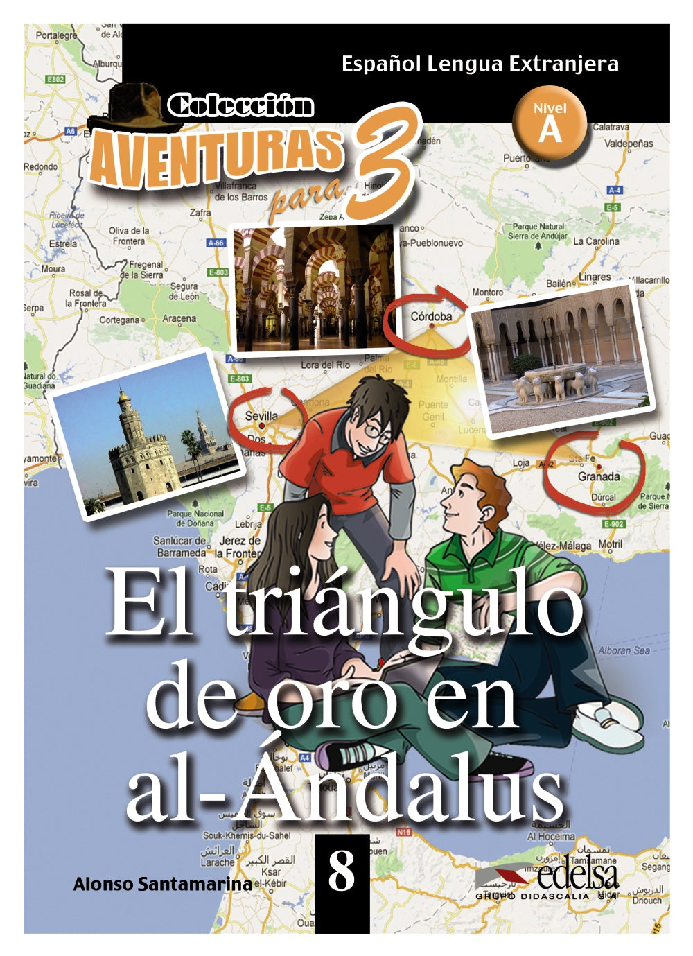 APT 8 - El triángulo de oro de al-Andalus, de Alfonso Santamarina | portada del libro