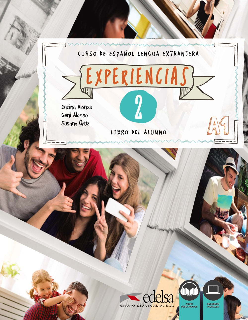 Experiencias 2. A1. Libro del alumno, de Alonso Arija, Encina | portada del libro