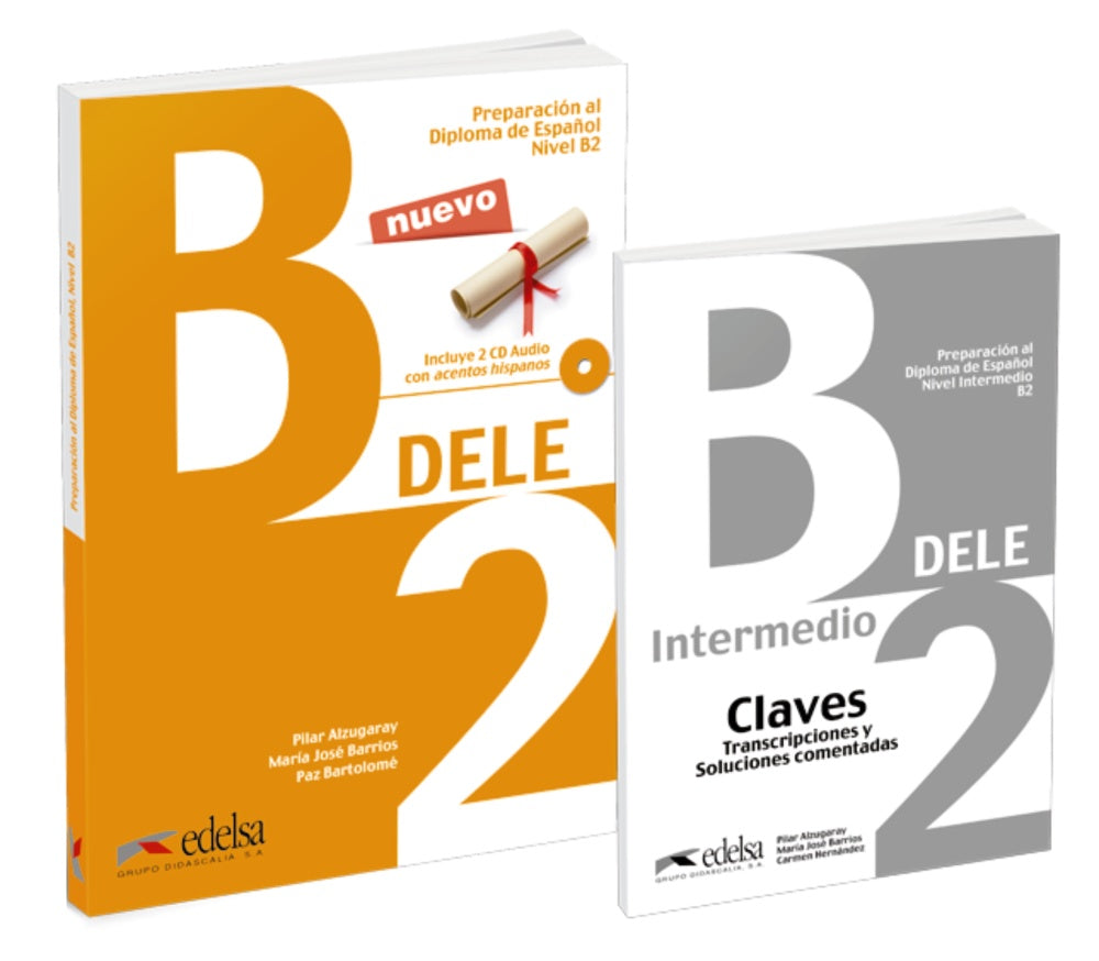 Pack DELE B2 (libro + claves), de Alzugaray Zaragüeta, Pilar | portada del libro