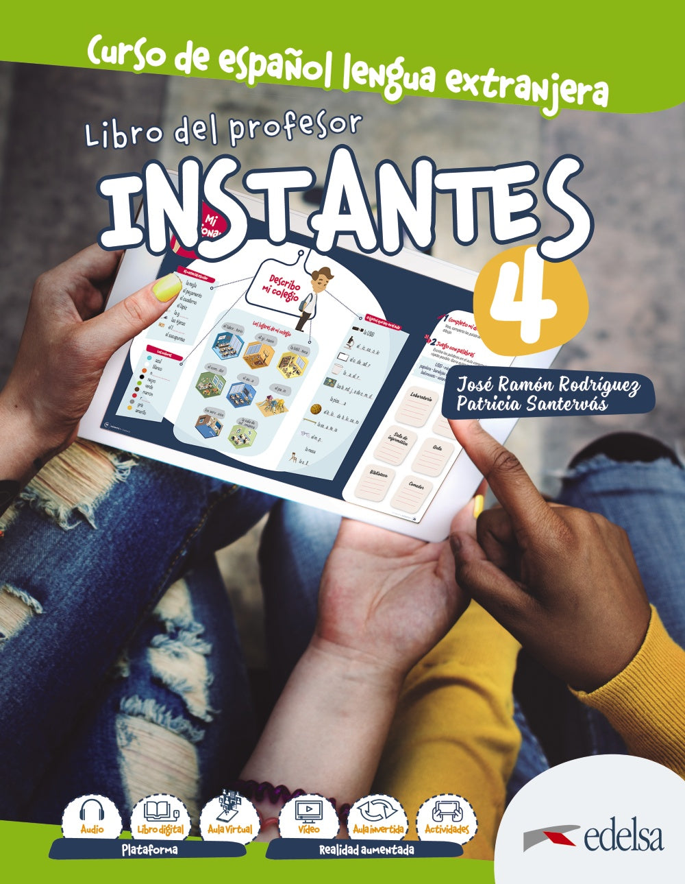 Instantes 4. Libro del profesor, de Santervás González, Patricia | portada del libro
