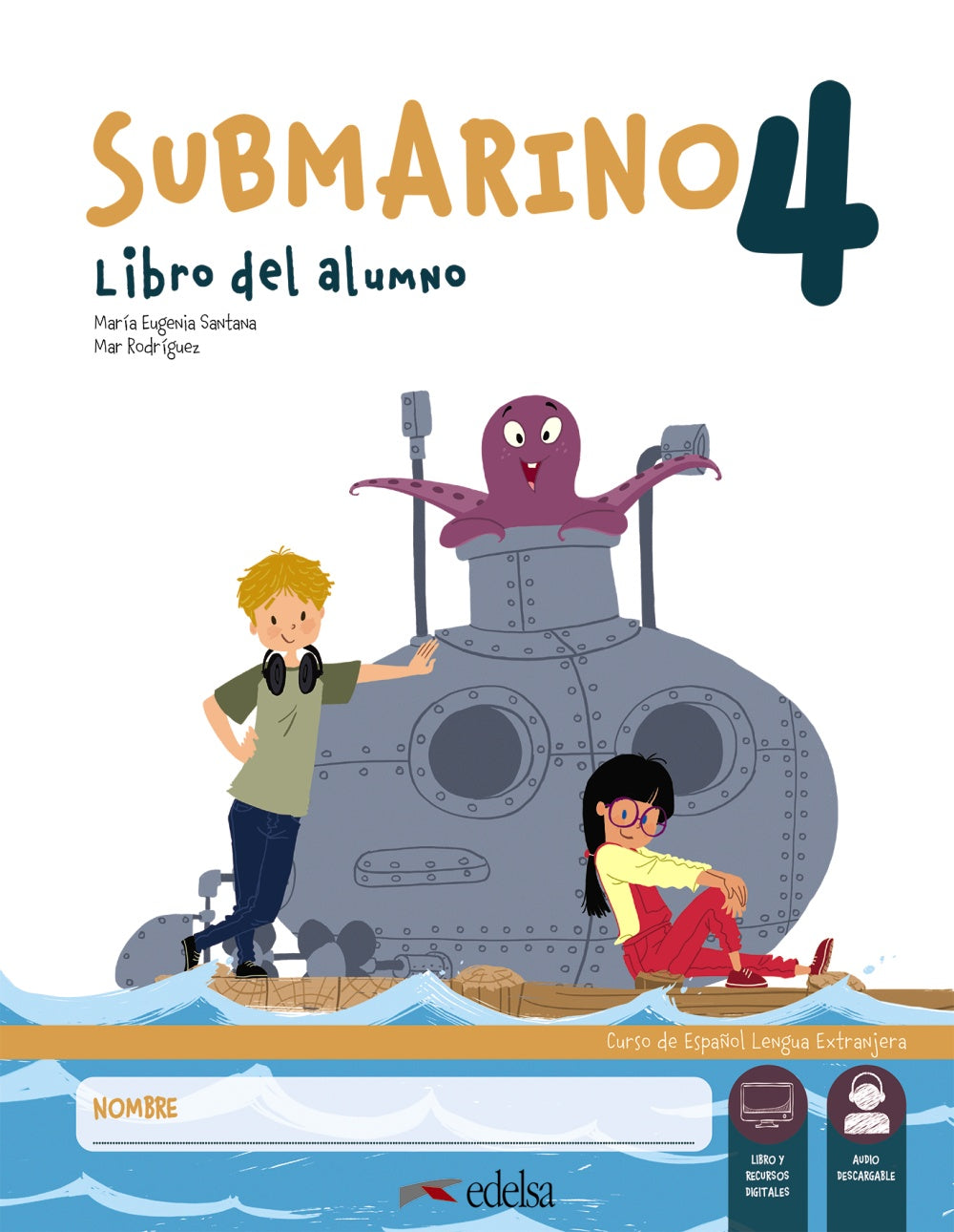 Submarino 4. Pack: libro del alumno + cuaderno de actividades, de Santana Rollán, Mª Eugenia | portada del libro