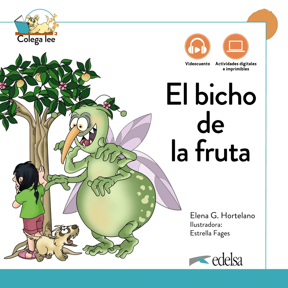 Colega lee 1.6 - El bicho de la fruta. Nueva edición, de González Hortelano, Elena | portada del libro