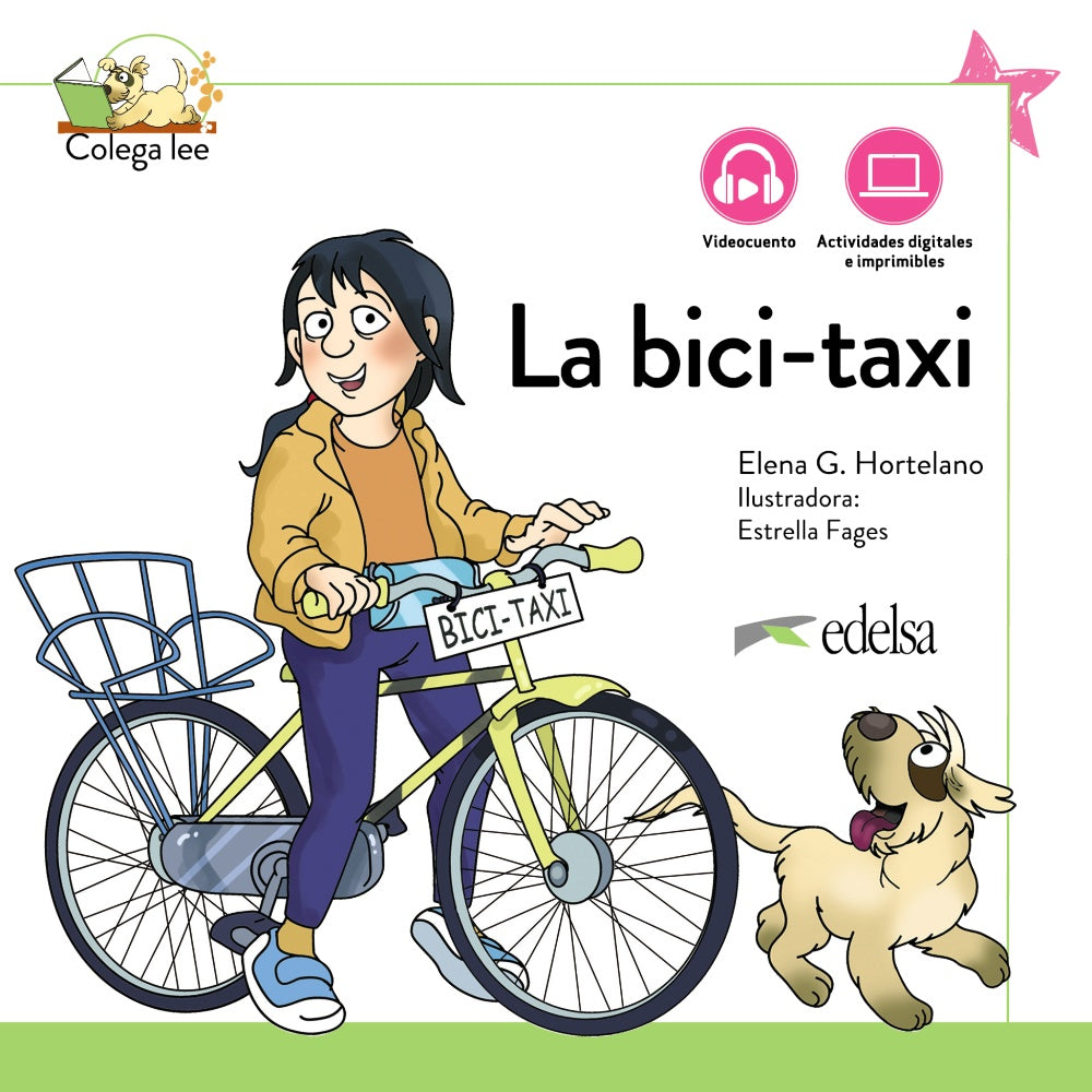 Colega lee 2.1 - La bicitaxi. Nueva edición, de González Hortelano, Elena | portada del libro