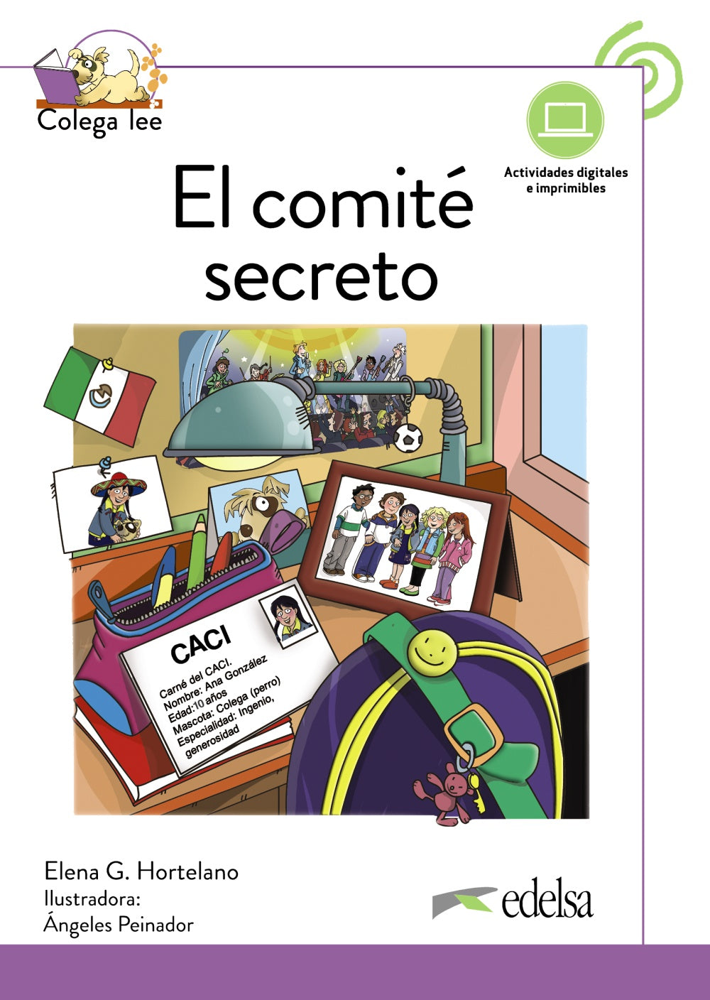 Colega lee 3 - El comité secreto. Nueva edición, de González Hortelano, Elena | portada del libro