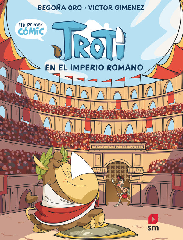 Troti en el Imperio romano, de Oro Pradera | portada del libro