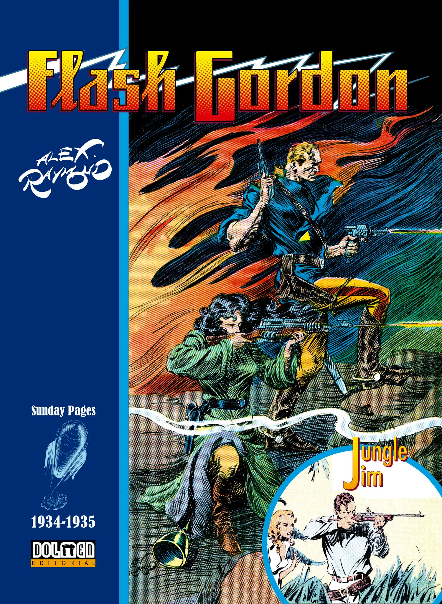 Flash Gordon & Jim de la Jungla 1934-1935, de Raymond | portada del libro