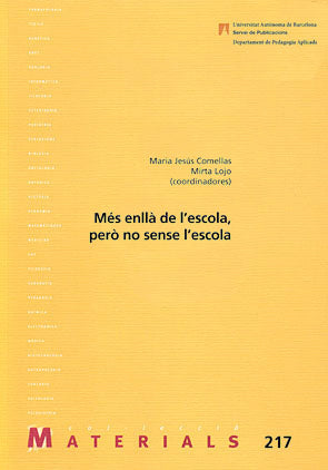 MÄs enllê de lÕescola, perÿ no sense lÕescola, de Comellas | portada del libro