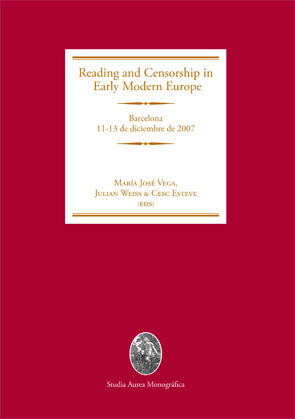 Reading and Censorship in Early Modern Europe, de Vega | portada del libro