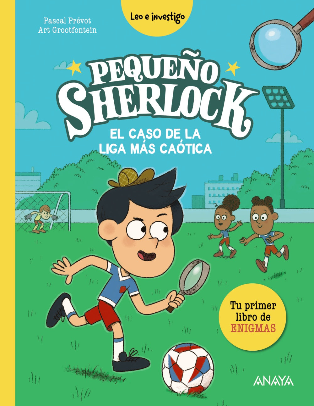 Pequeño Sherlock: El caso de la liga más caótica, de Prévot, Pascal | portada del libro