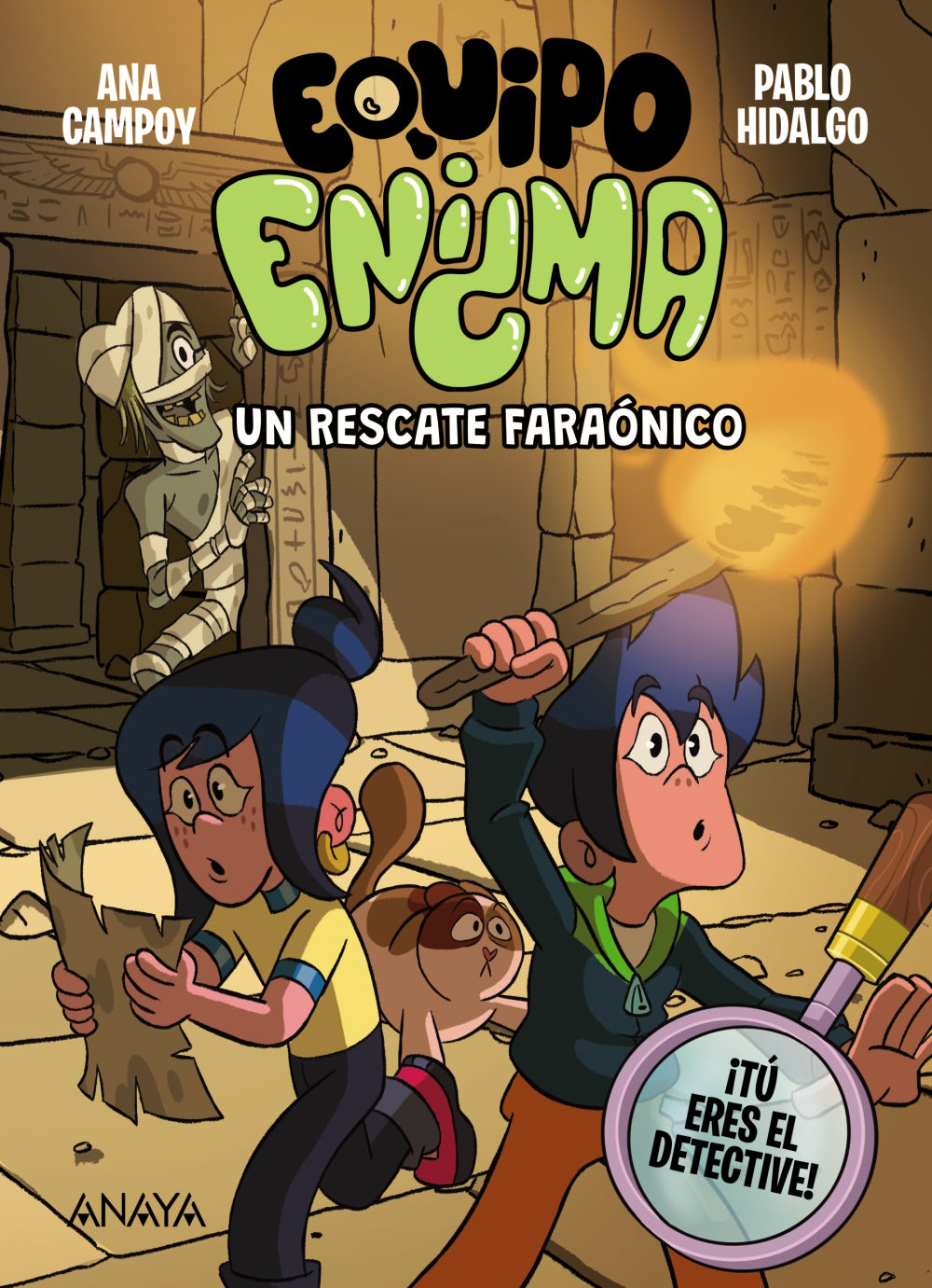 Equipo Enigma. Un rescate faraónico, de Campoy, Ana | portada del libro