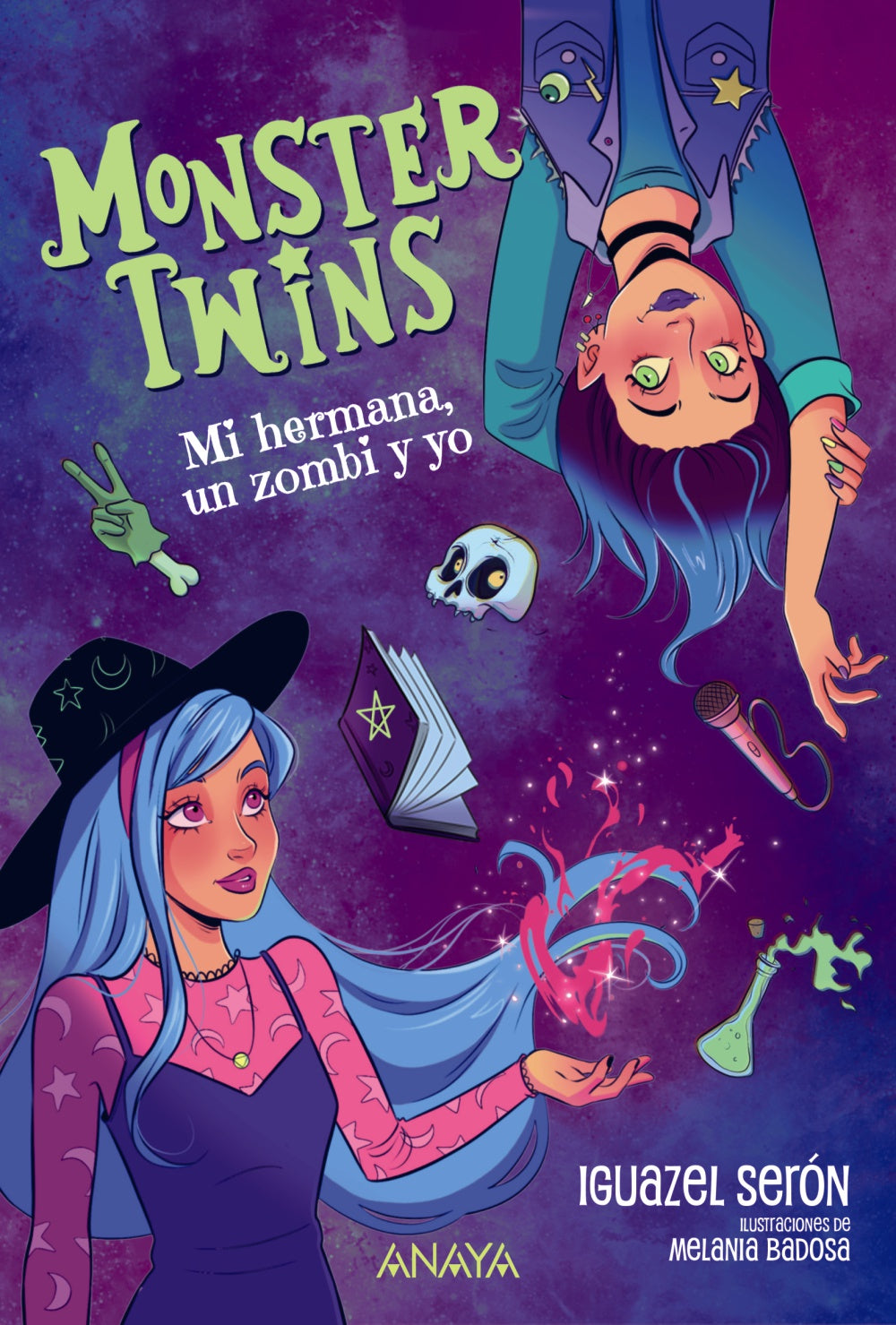 Monster Twins. Mi hermana, un zombi y yo, de Serón, Iguazel | portada del libro