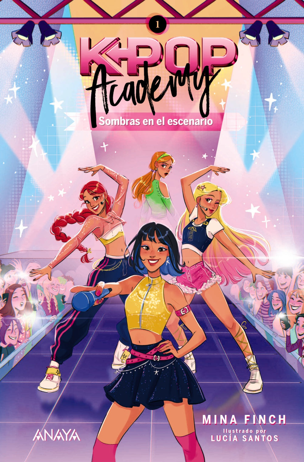 K-pop Academy. Sombras en el escenario, de Finch, Mina | portada del libro