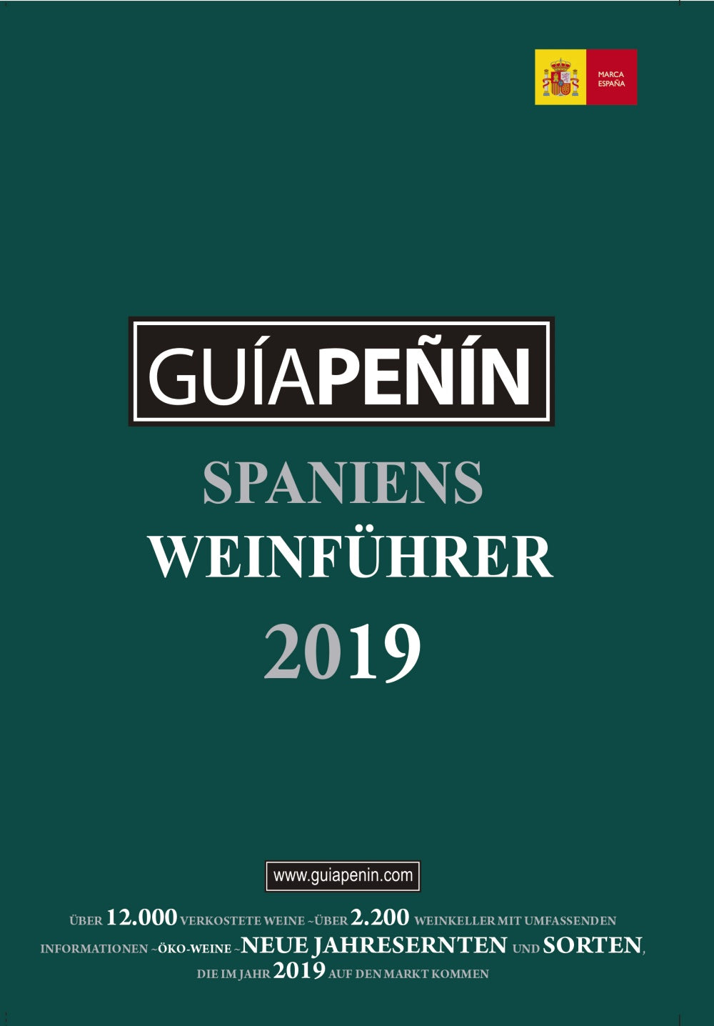 Guia Peñin Spaniens Weinführer 2019, de Guía Peñín | portada del libro