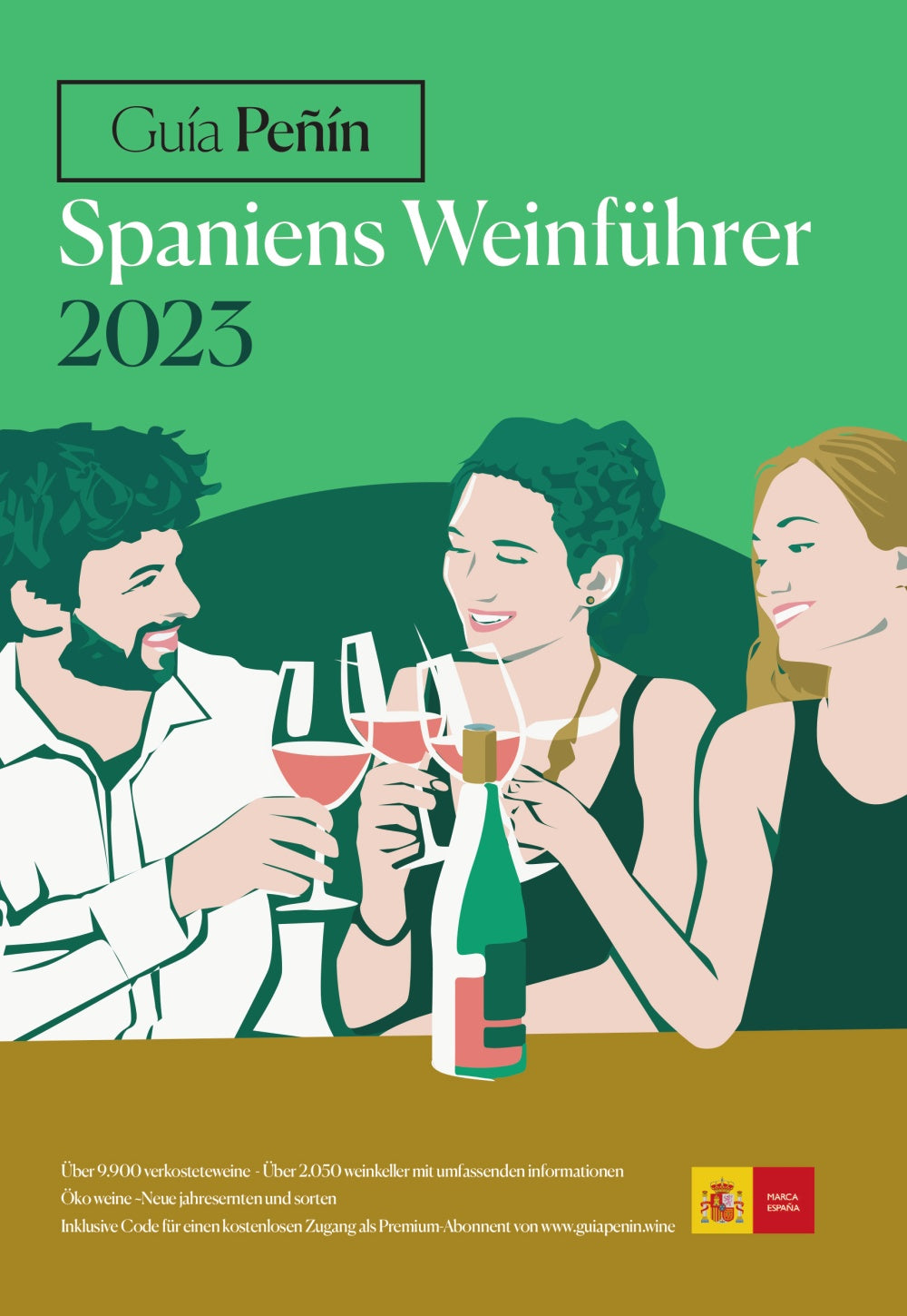 Guia Peñin Spaniens Weinführer 2023, de Guía Peñín | portada del libro