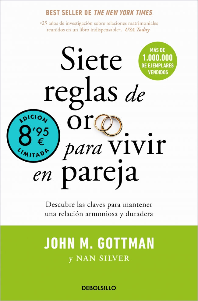 SIETE REGLAS DE ORO PARA VIVIR EN PAREJA EDICION LIMITADA VE, de Nan Silver | portada del libro