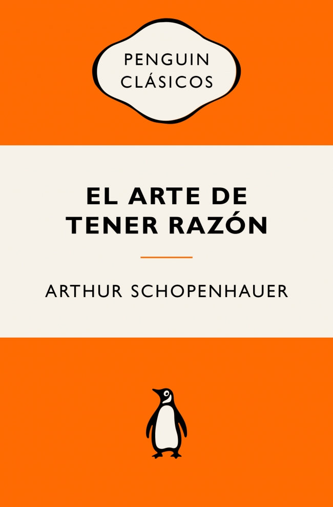 EL ARTE DE TENER RAZON, de SCHOPENHAUER | portada del libro