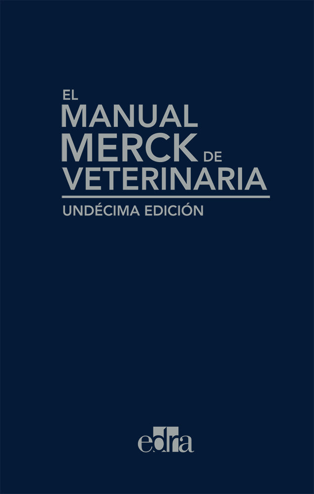 MANUAL MERCK DE VETERINARIA | portada del libro