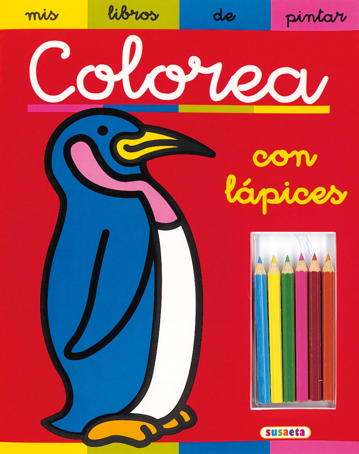 Colorea con lápices, de Susaeta | portada del libro