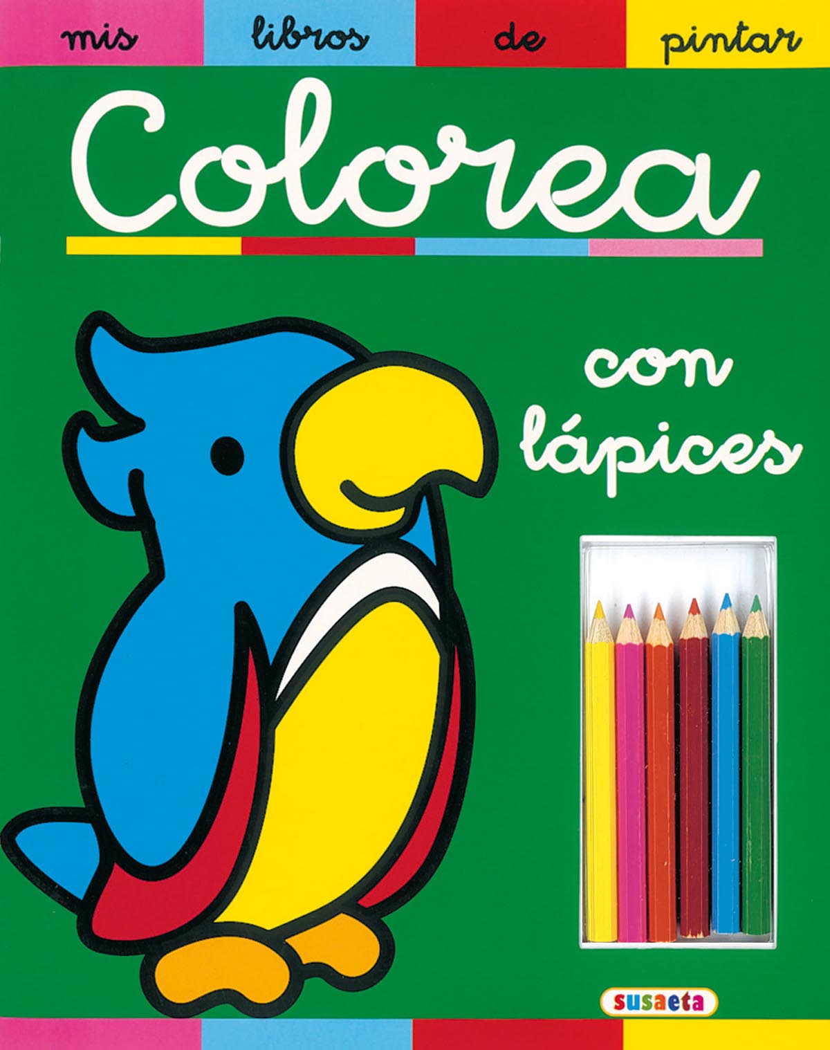 Colorea con ceras, de Susaeta | portada del libro