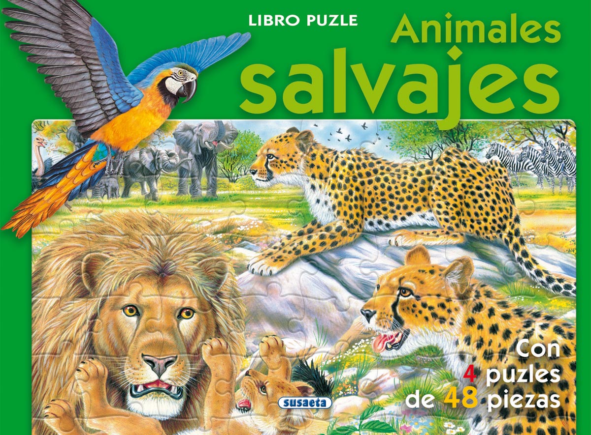 Animales salvajes, de Susaeta | portada del libro