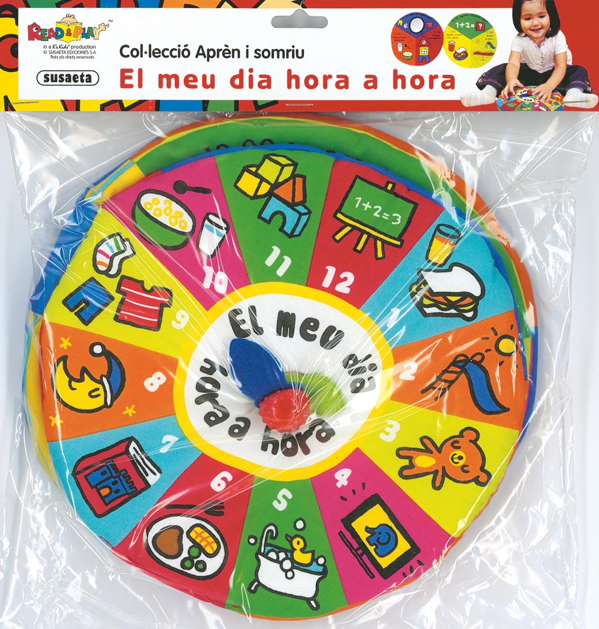 El meu dia hora a hora, de Susaeta | portada del libro