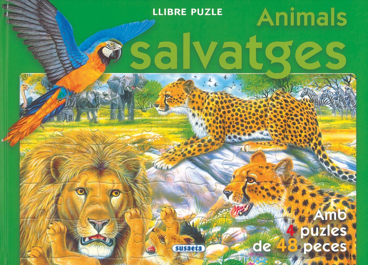 Animals salvatges, de Susaeta | portada del libro