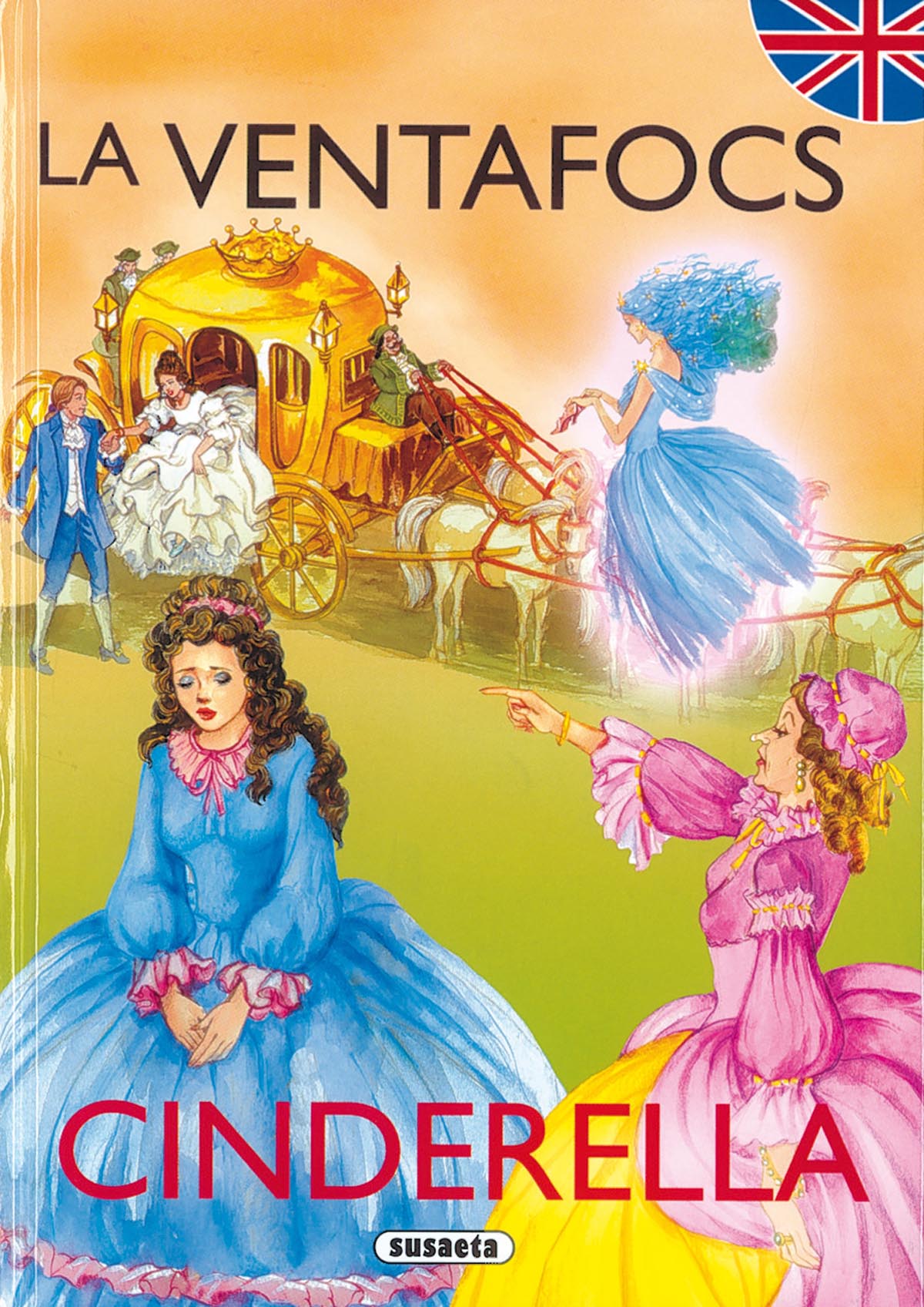 La Ventafocs/Cinderella, de Susaeta | portada del libro