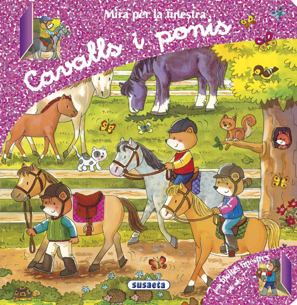 Cavalls i ponis, de Susaeta | portada del libro