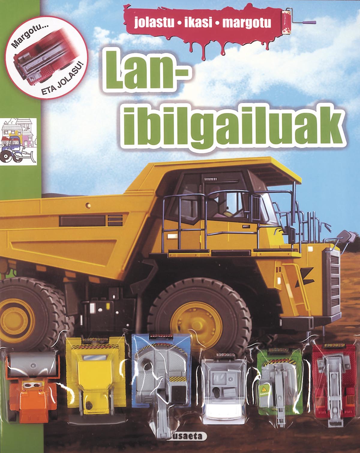 Lan-ibilgailuak, de Susaeta | portada del libro