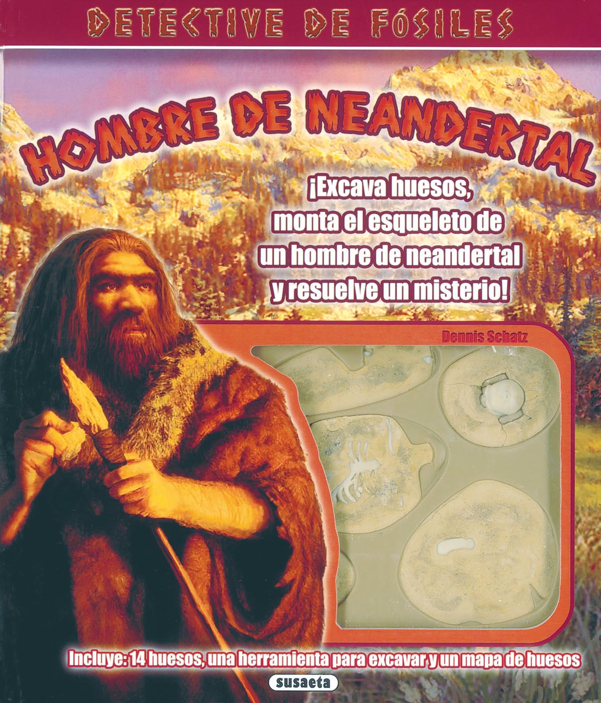 HOMBRE DE NEANDERTAL, de SCHATZ | portada del libro