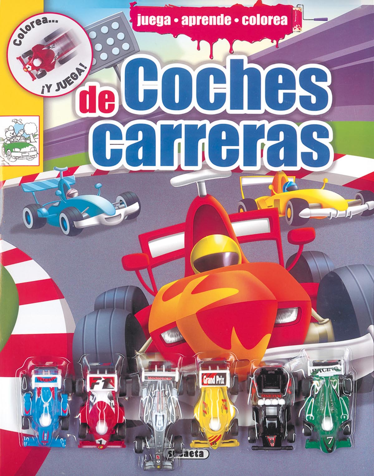 Coches de carreras, de Susaeta | portada del libro