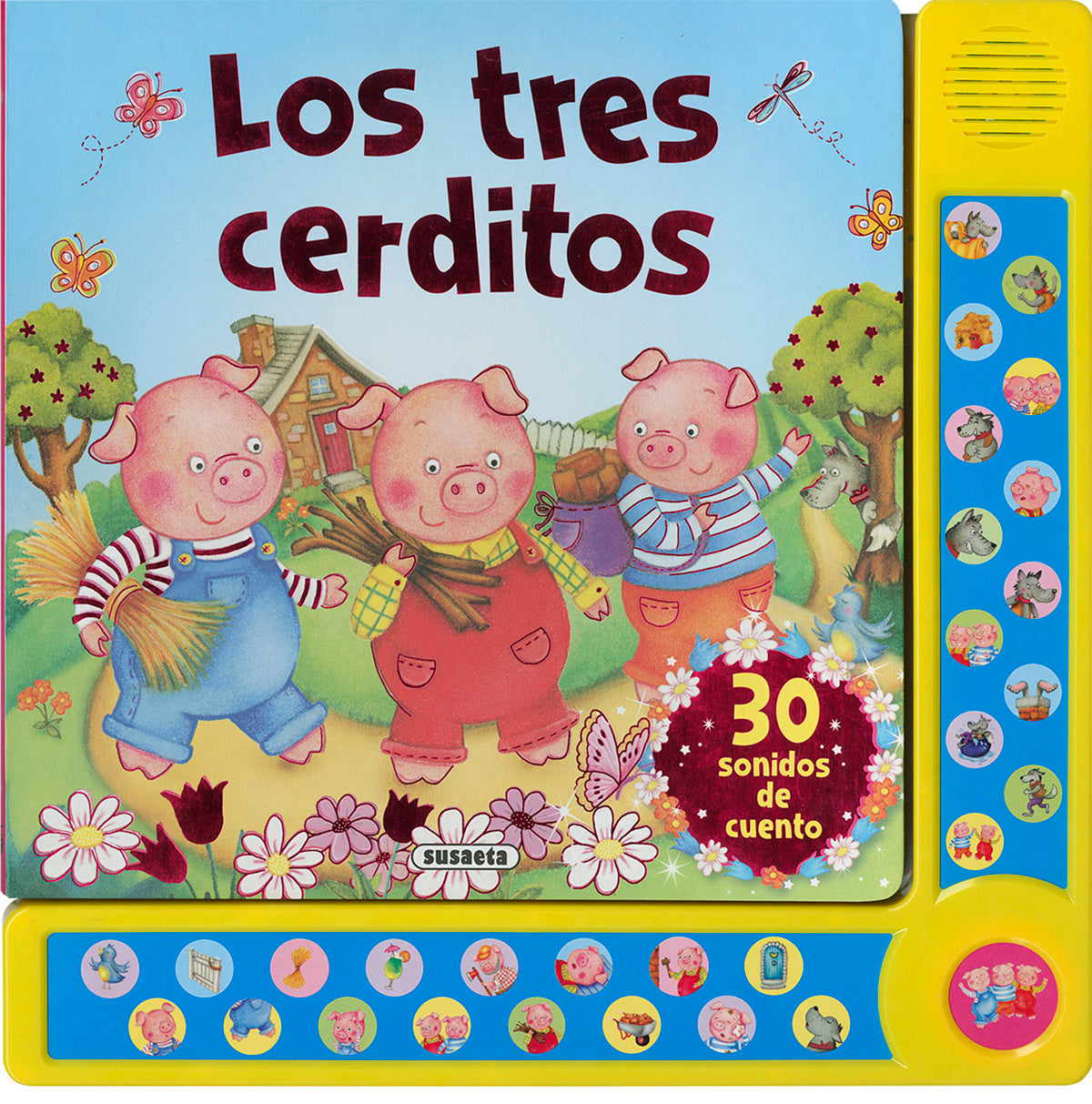 Los tres cerditos, de Susaeta | portada del libro