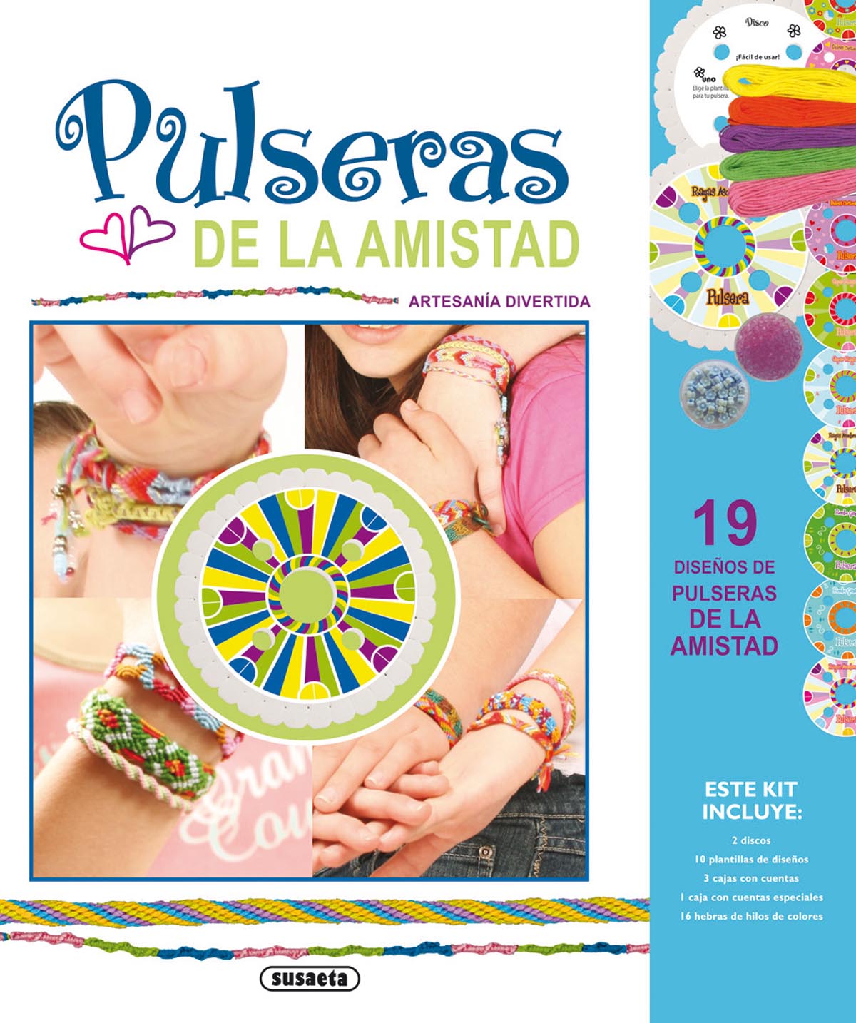 Pulseras de la amistad, de Susaeta | portada del libro