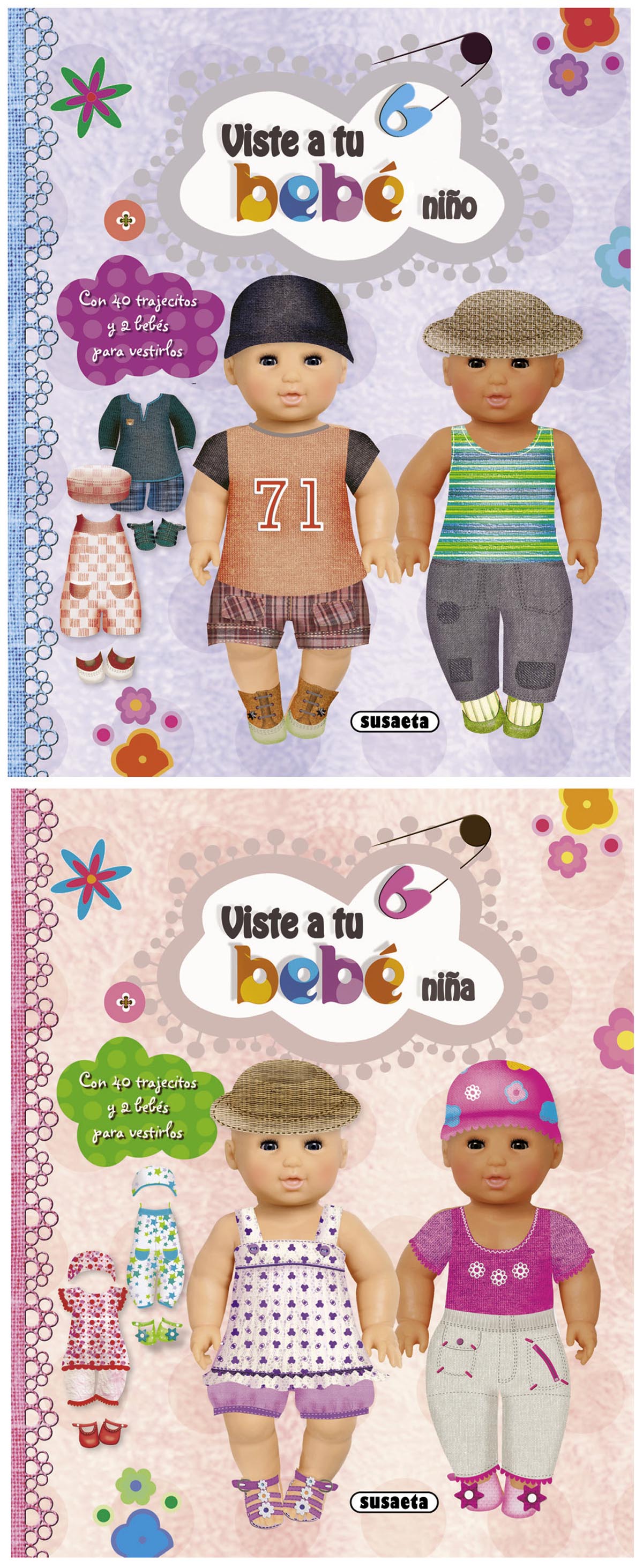 Viste a tu bebé (2 títulos), de Susaeta | portada del libro