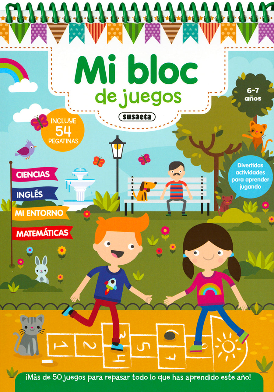 Mi bloc de juegos 6-7 años, de Susaeta | portada del libro