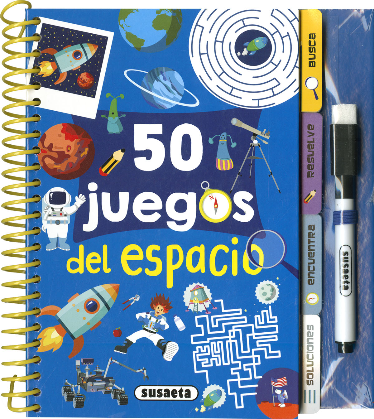 50 JUEGOS DEL ESPACIO, de DIBUJATOR | portada del libro