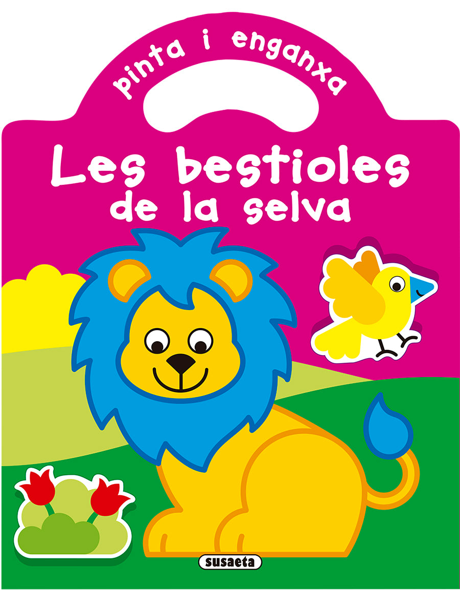 PINTA I ENGANXA LES BESTIOLES DE LA SELVA, de SUSAETA | portada del libro