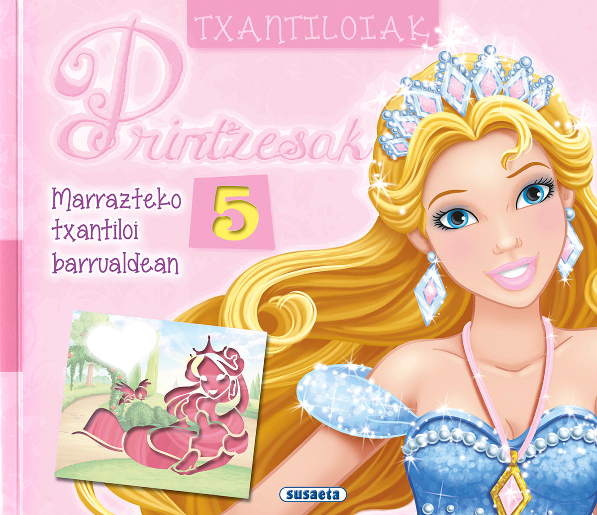 Txantiloiak printzesak, de Susaeta | portada del libro