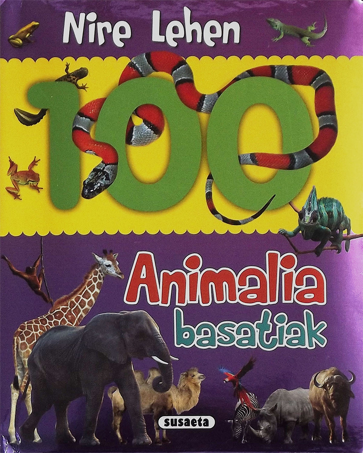 Animalia basatiak, de Susaeta | portada del libro