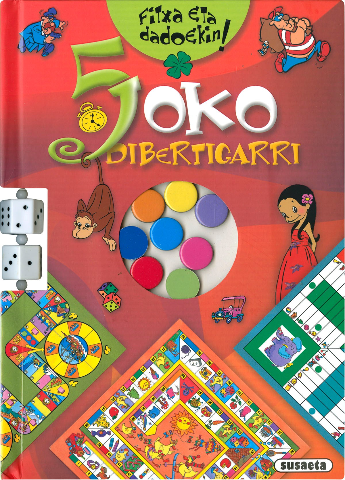 (EUS).5 JOKO DIBERTIGARRI.(FITXA ETA DADOEKIN).(REF:9635), de AA.VV. | portada del libro