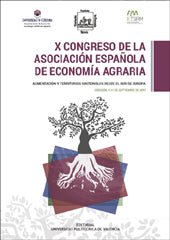 X CONGRESO DE LA ASOCIACIÓN ESPAÑOLA DE ECONOMÍA AGRARIA. ALIMENTACIÓN Y TERRITORIOS SOSTENIBLES DES | portada del libro