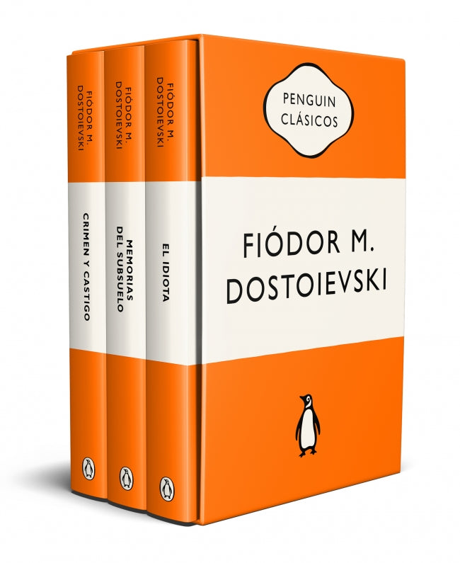 ESTUCHE DOSTOIEVSKI CONTIENE CRIMEN Y CASTIGO MEMORIAS DEL S, de Fiódor M. Dostoievski | portada del libro