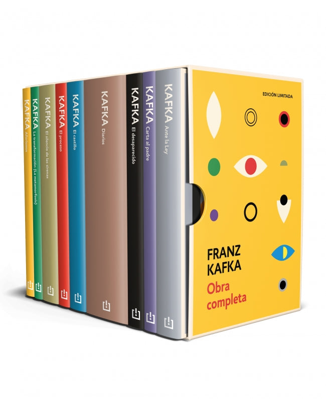OBRA COMPLETA (EDICION LIMITADA EN ESTUCHE), de FRANZ KAFKA | portada del libro