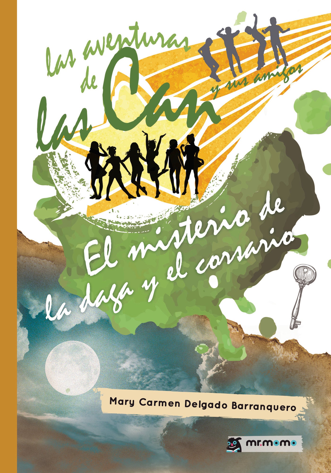 Las aventuras de las Can y sus amigos. El misterio de la daga y el corsario, de Mary Carmen Delgado Barranquero | portada del