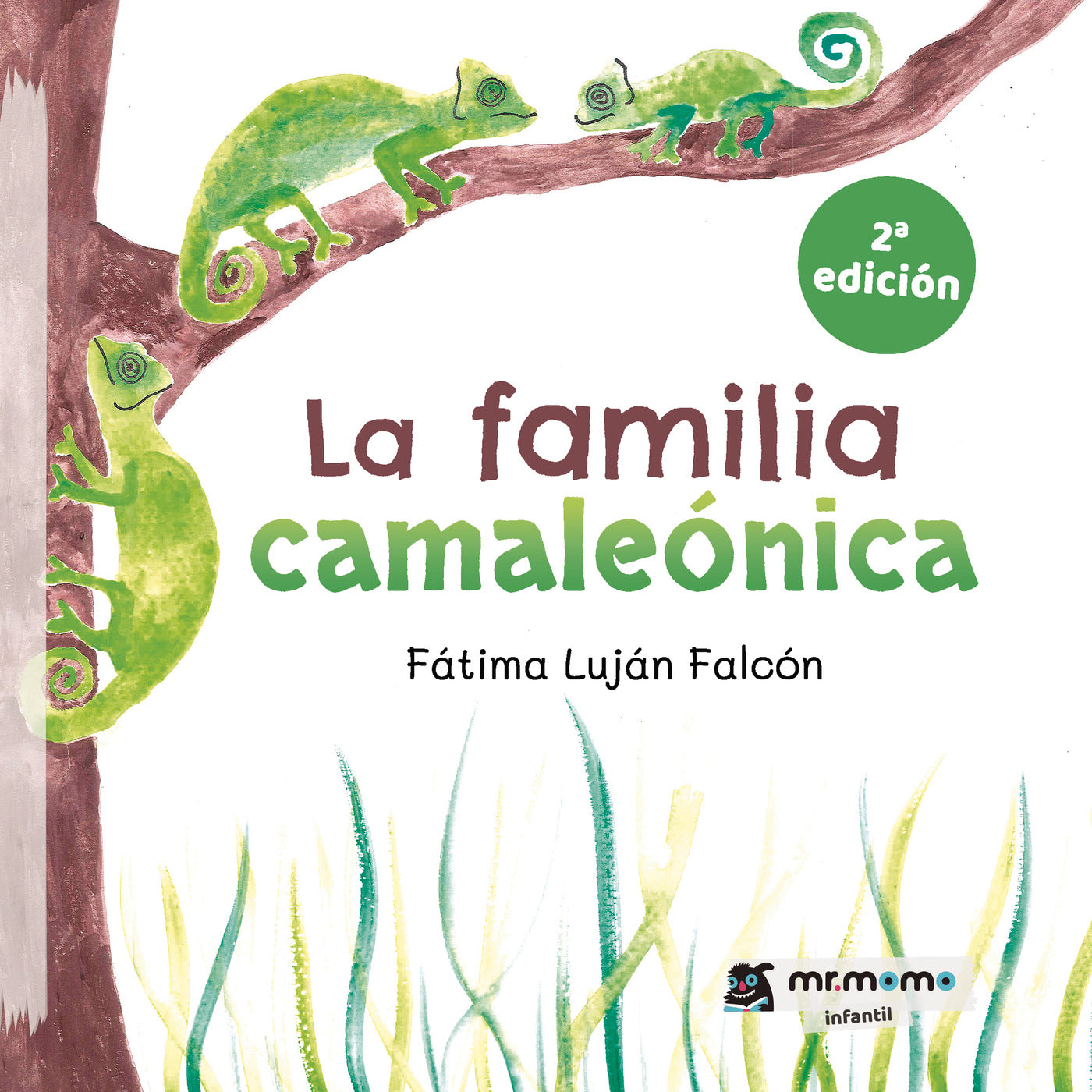 La familia camaleónica, de Fátima Luján Falcón | portada del libro