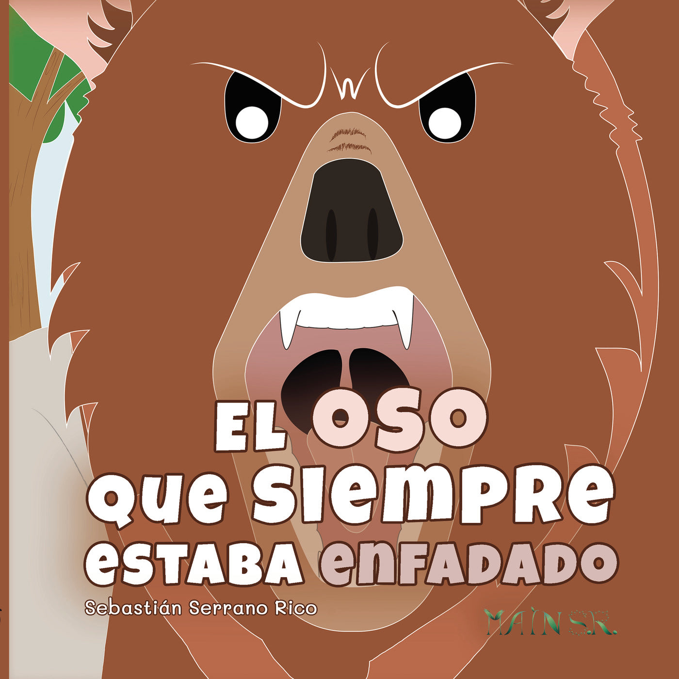 El oso que siempre estaba enfadado, de Sebastián Serrano Rico | portada del libro