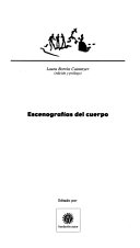 ESCENOGRAFIAS DEL CUERPO | portada del libro