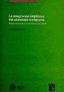 INTEGRACION LINGUISTICA DEL ALUMNADO INMIGRANTE | portada del libro