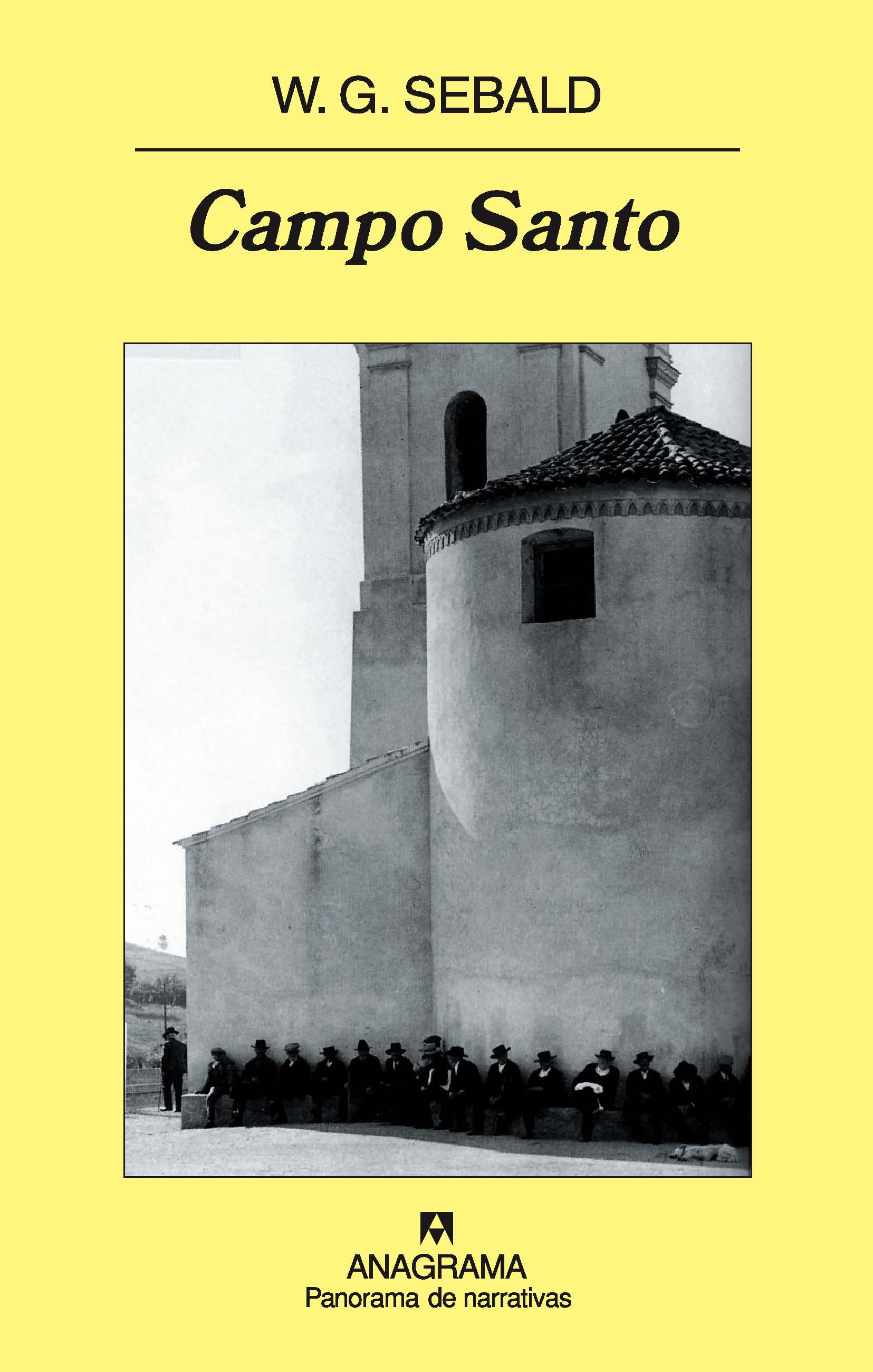 Campo Santo, de Sebald | portada del libro