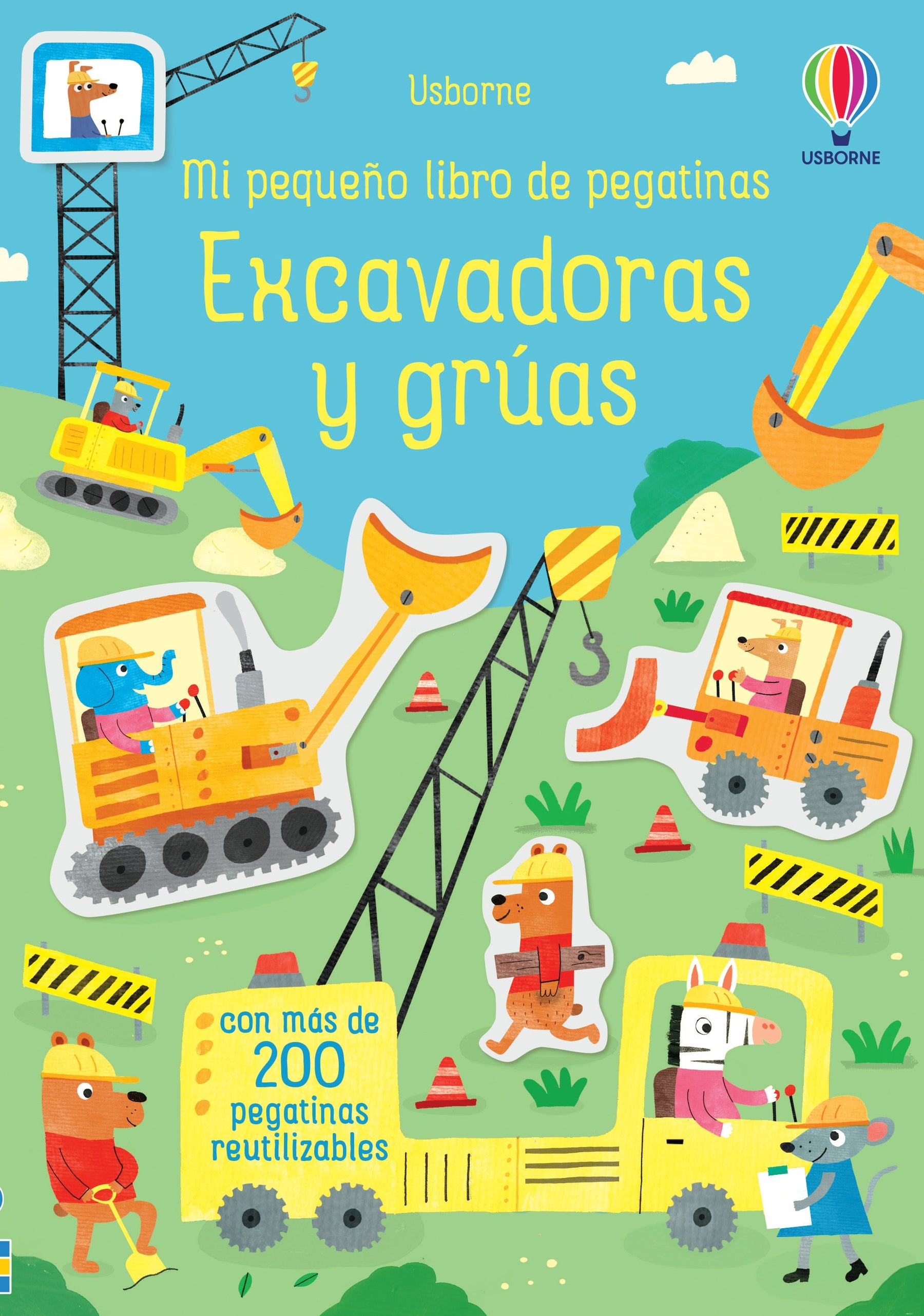EXCAVADORAS Y GRUAS, de VVAA | portada del libro